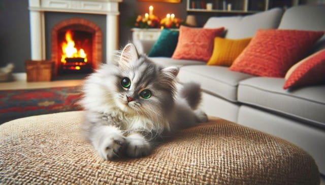 cat meow at night