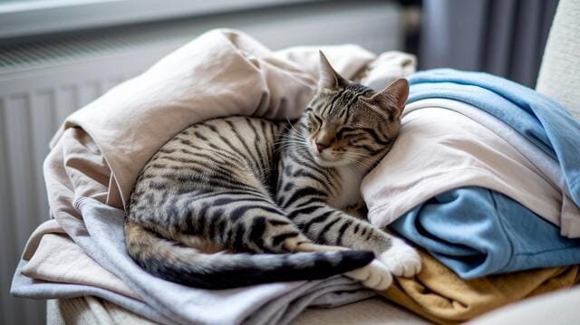 Why Does My Cat Lay on My Clothes