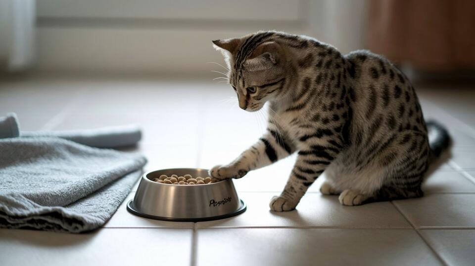 Why Do Cats Cover Their Food - PetWynn