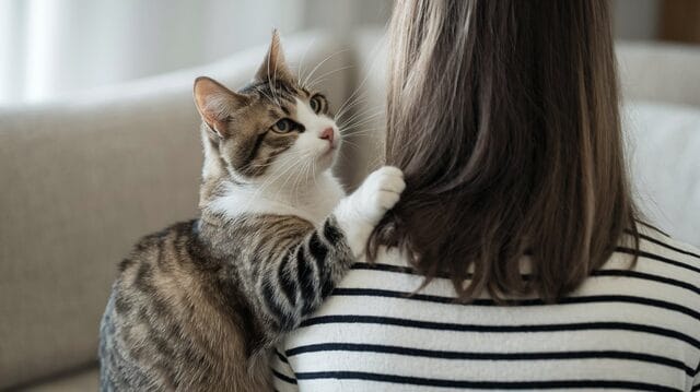 Why Does My Cat Bite My Hair - PetWynn