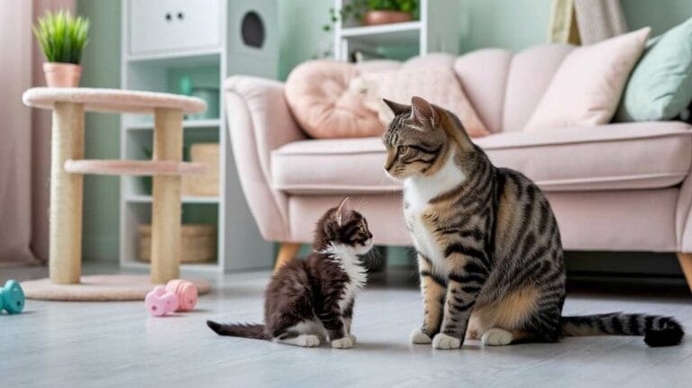 Home 6 Best Way to Introduce Kitten to Older Cat - PetWynn