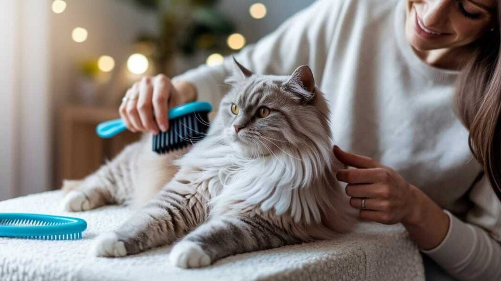 Cat Grooming Frequency for Long-Haired Cats - petwynn