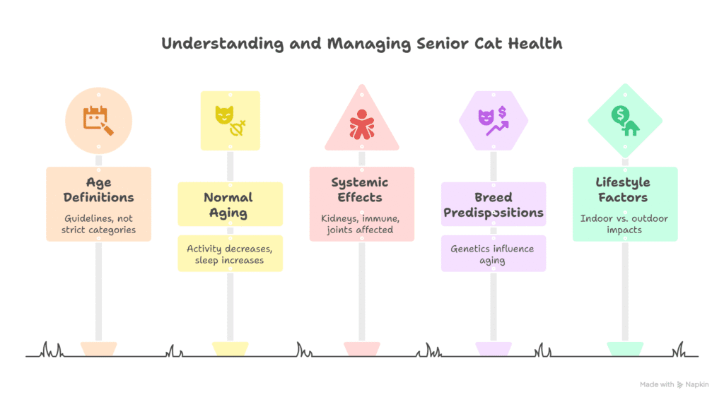 Senior Cat Health Warning Signs: When to Call Your Vet 2 senior cat health warning signs petwynn