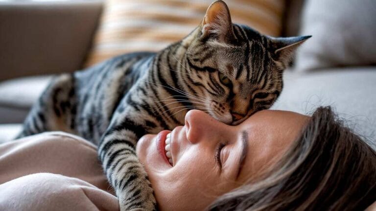 why do cats headbutt humans - petwynn