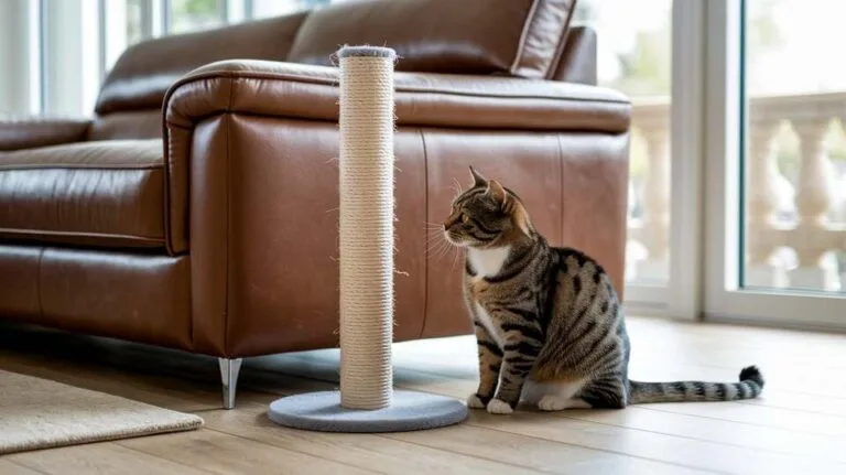 how to stop a cat from scratching leather furniture - petwynn