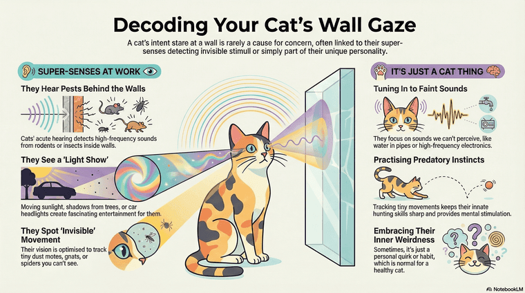 Common Normal Reasons for Cat Staring at Wall - cat staring at wall - pewynn.jpeg