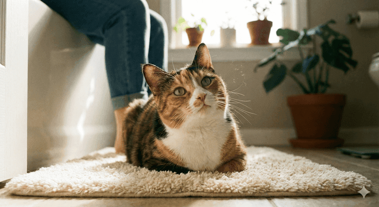 Why Does My Cat Follow Me to the Bathroom Every Time? 2 The Main Reasons Your Cat Follows You to the Bathroom - why does my cat follow me to the bathroom - petwynn