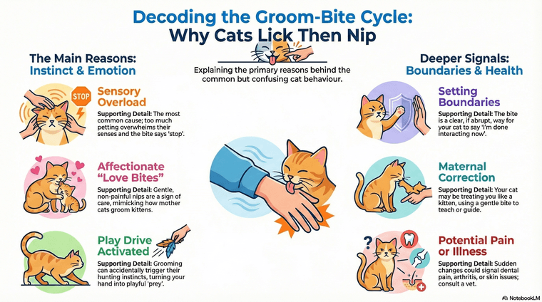 Why Does My Cat Groom Me Then Bite? The Love-Bite Cycle Explained 2 Why Does My Cat Groom Me Then Bite The Main Reasons why does my cat groom me then bite petwynn