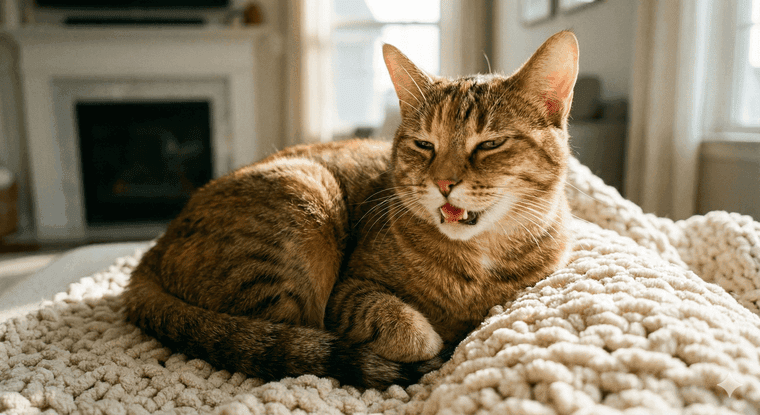 cat making weird breathing noises when purring - petwynn