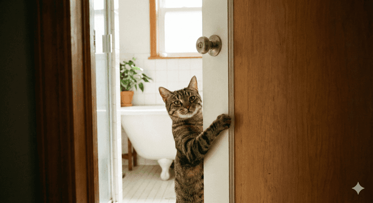 Home 8 why does my cat follow me to the bathroom - petwynn