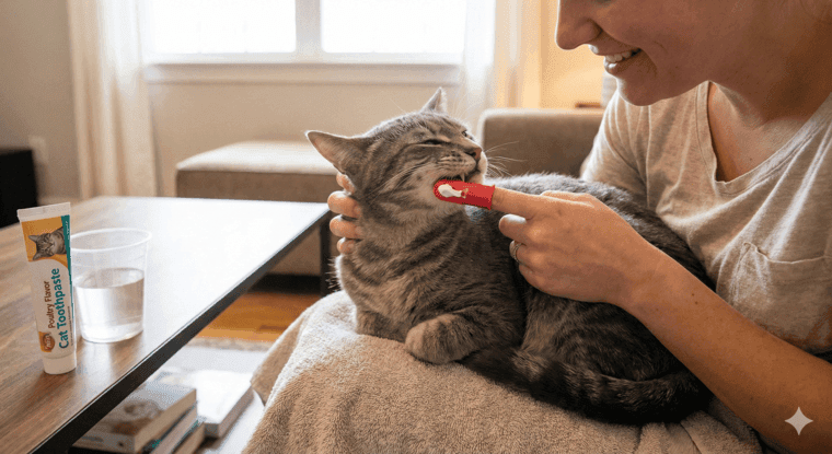 Home 3 how to brush a cat's teeth without stress - petwynn